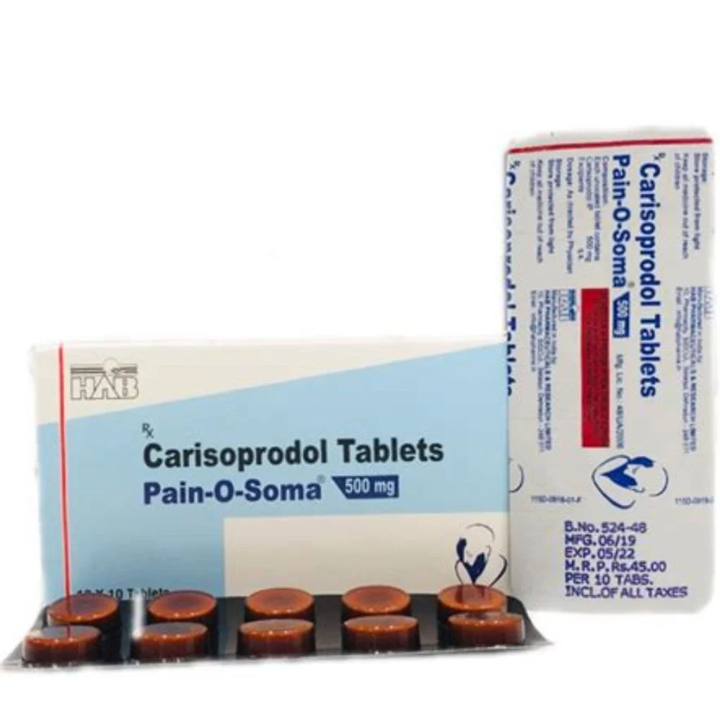 Carisprodol Pain-o-soma-500 mg